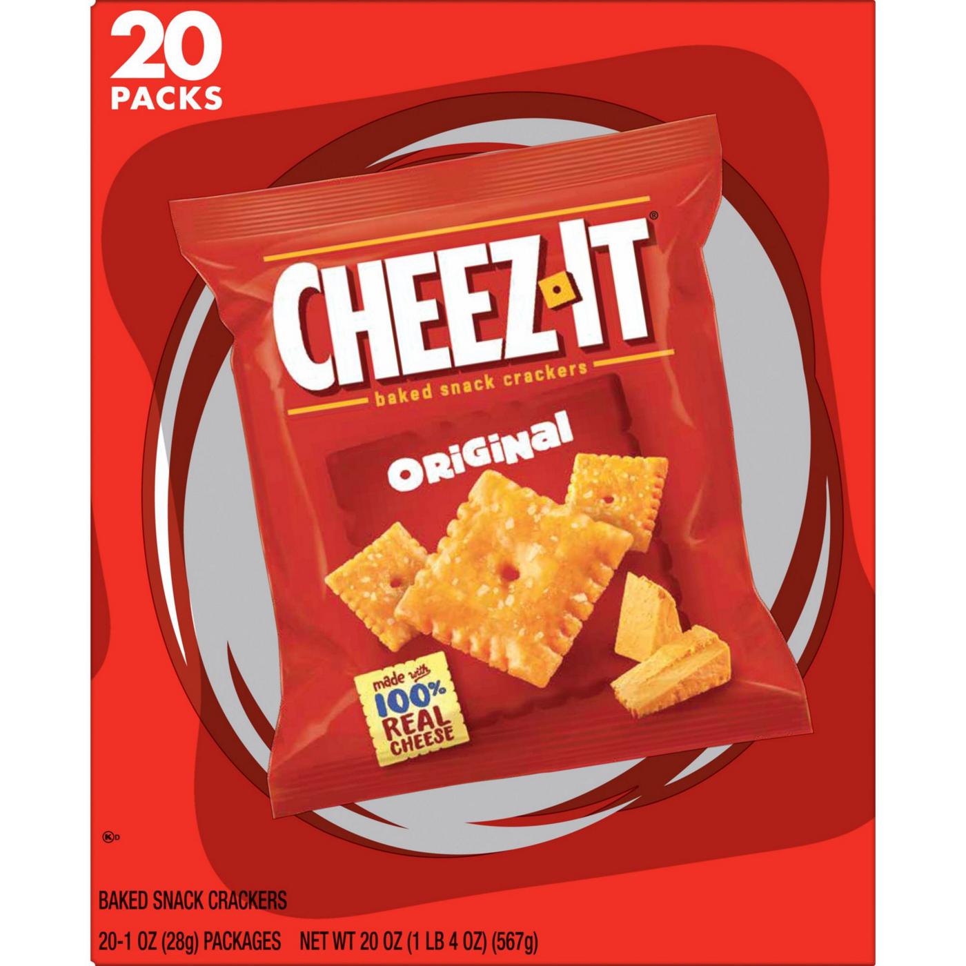 Cheez-It Original Cheese Crackers, 20 oz; image 3 of 5