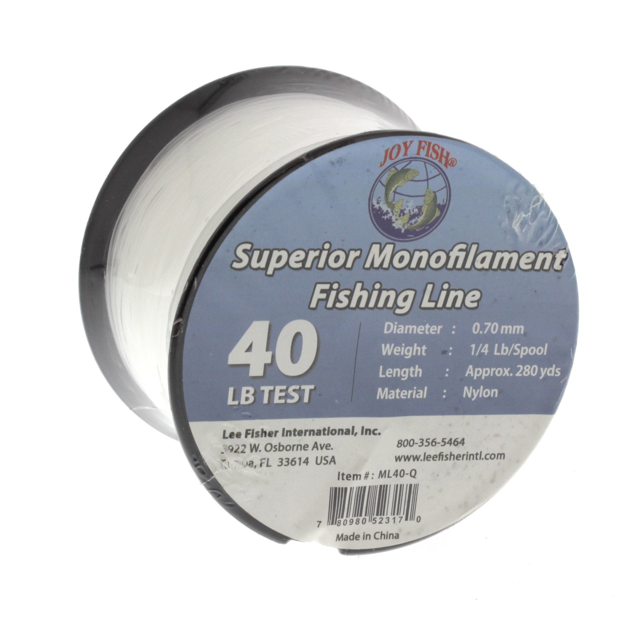 Lee Fisher Superior Monofilament Fishing Line 40 LB