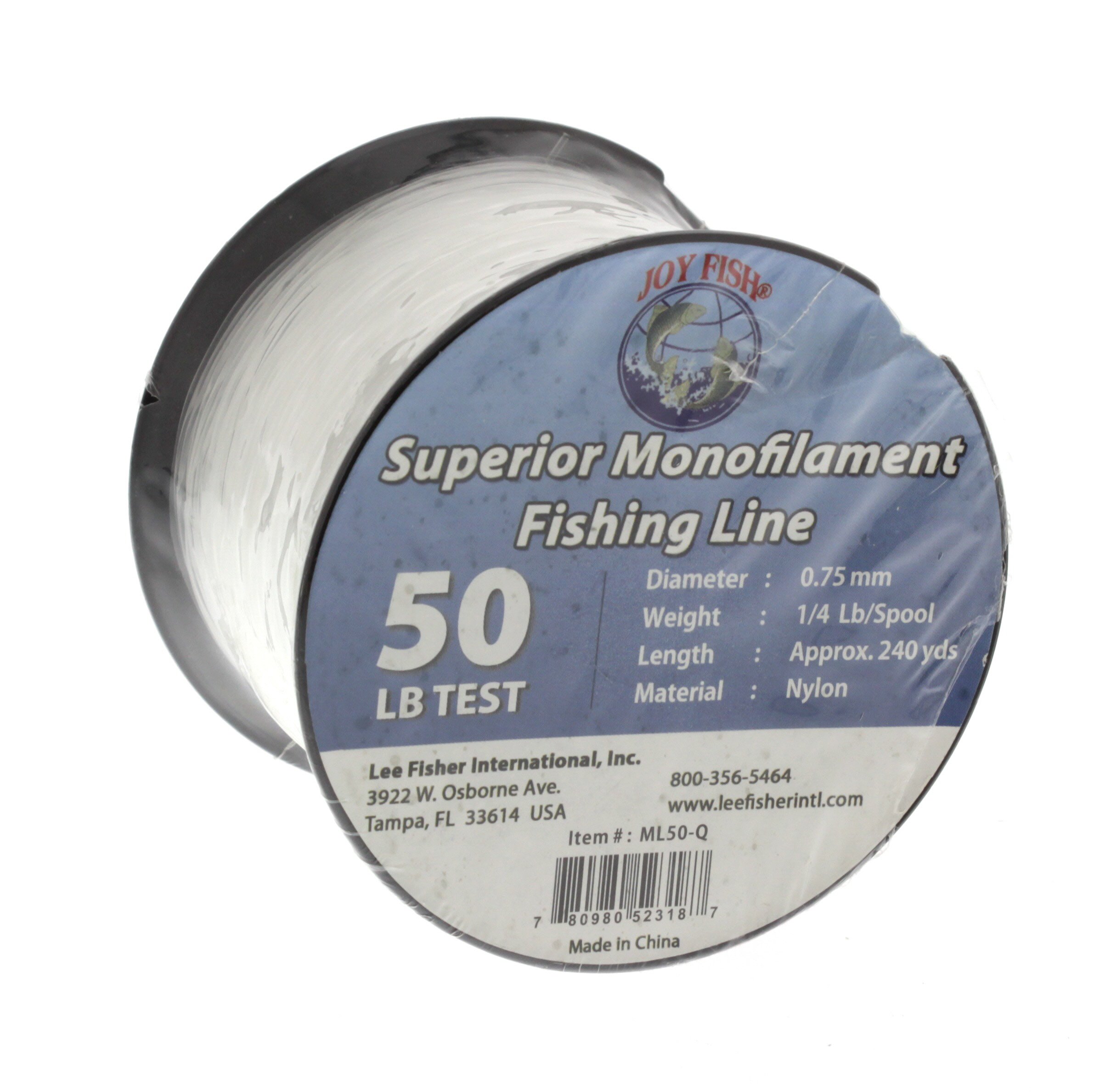 Lee Fisher Superior Monofilament Clear Fishing Line 50 Lb - Shop