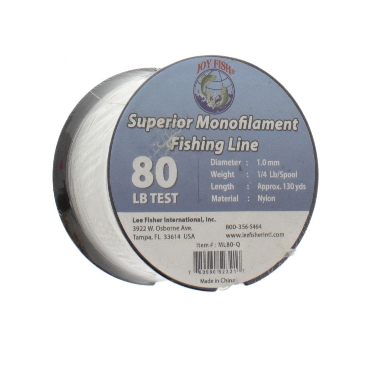 Joy Fish Superior Monofilament Fishing Line Clear, 80lb 130yds Shop