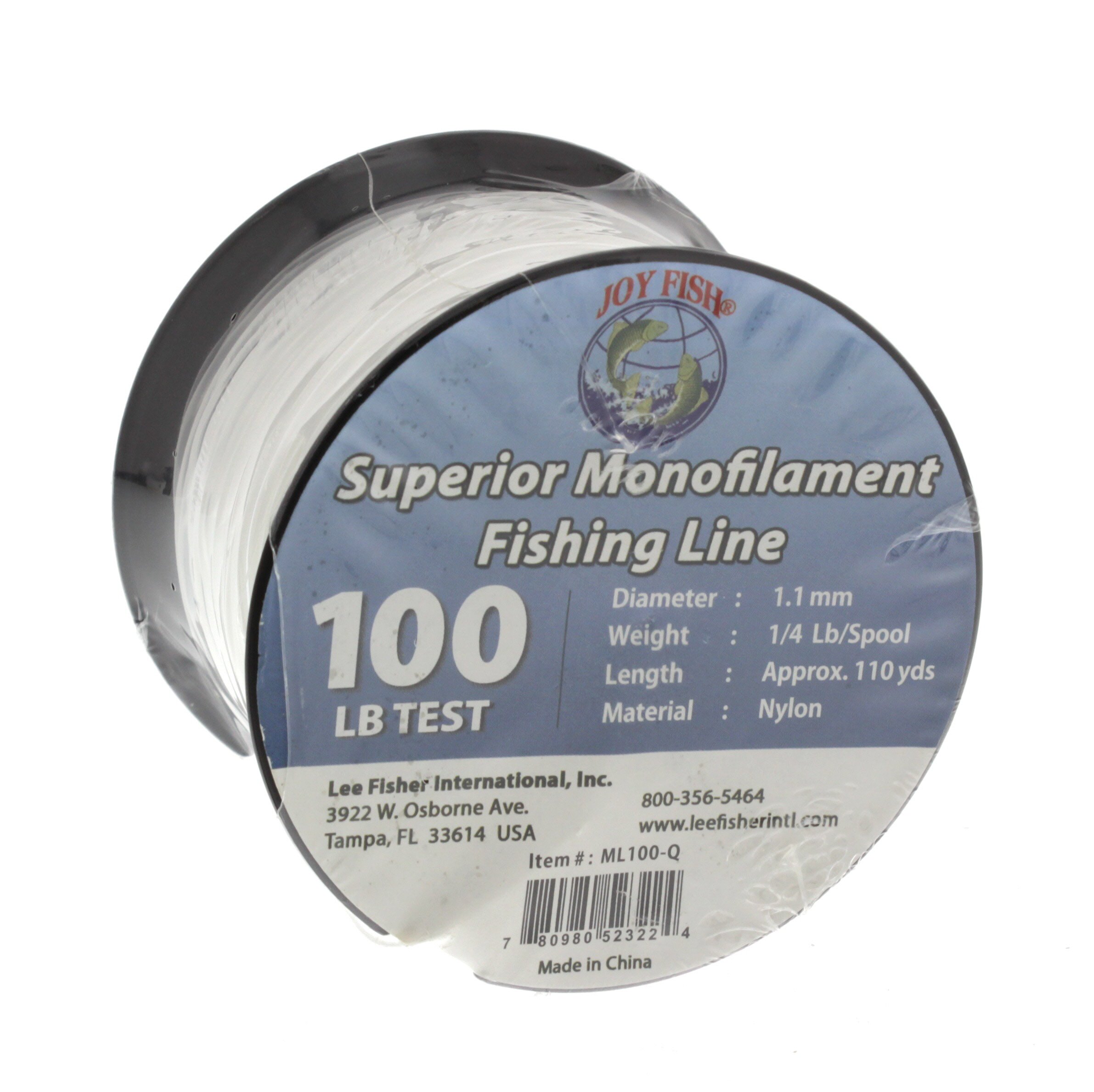 Lee Fisher Superior Monofilament Fishing Line 100 LB