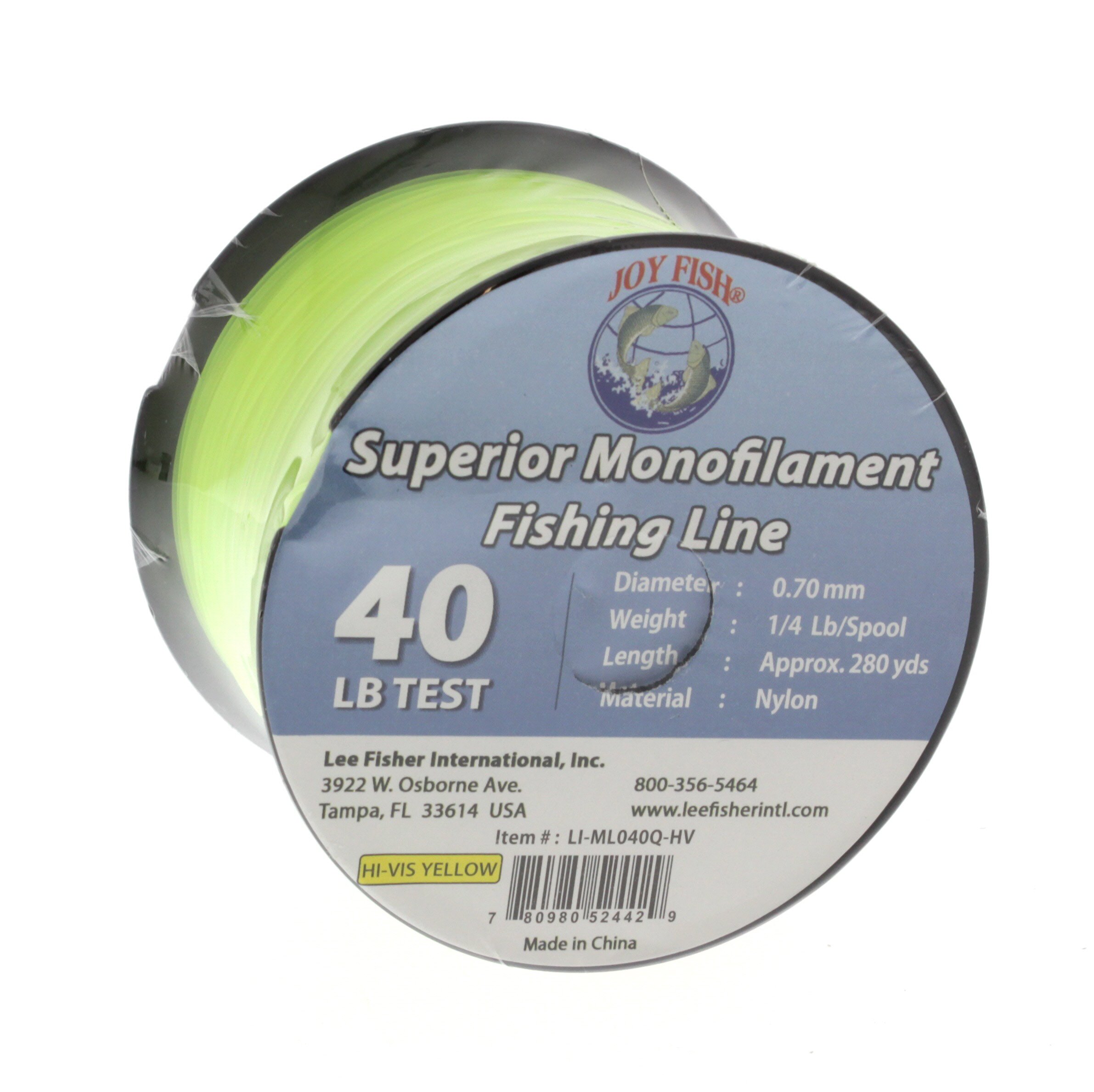 Lee Fisher Superior Monofilament Yellow Fishing Line 40 Lb - Shop Patio &  Outdoor at H-E-B