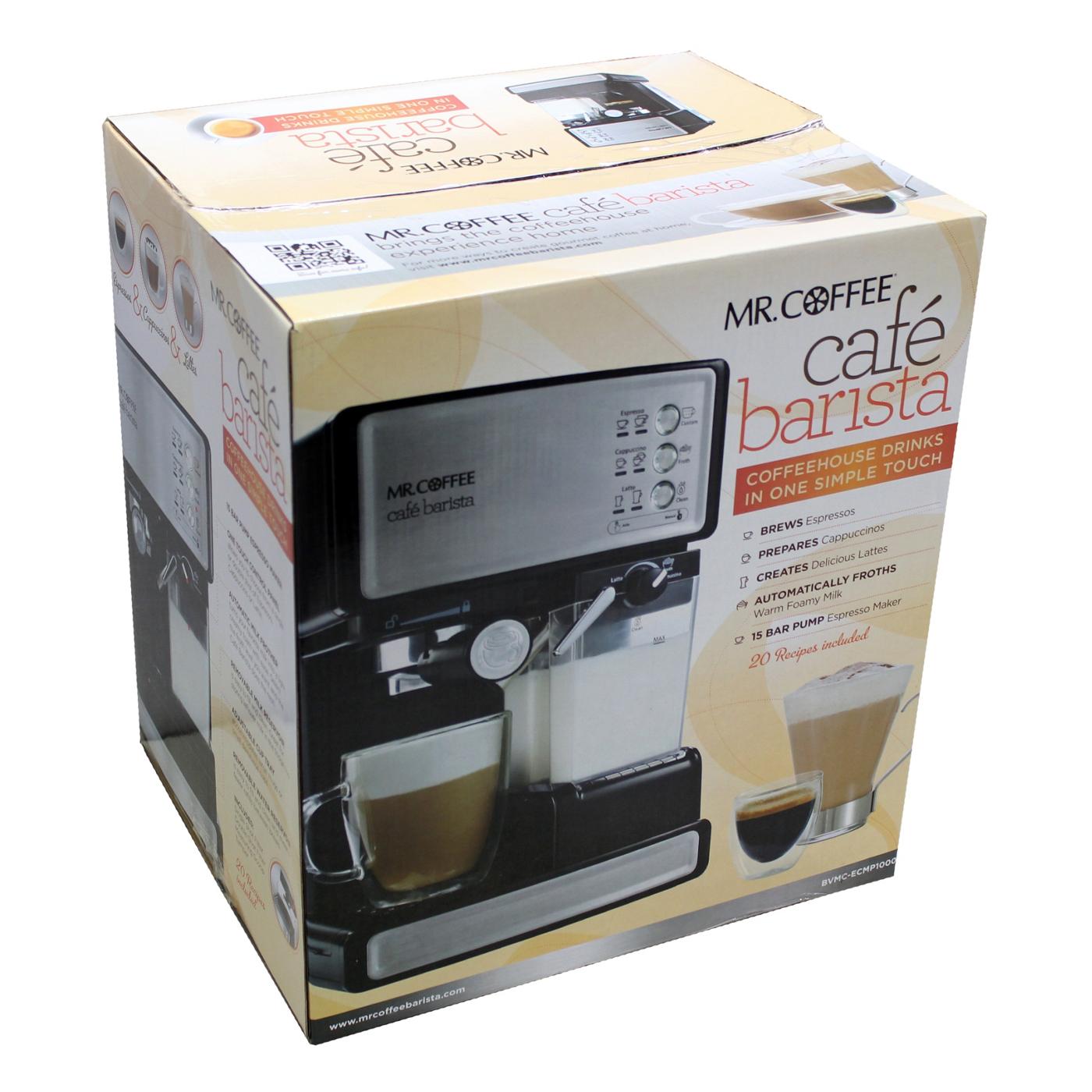 Cafe Barista Espresso and Cappuccino Maker, Red - BVMC-ECMP1106 - Bed Bath  & Beyond - 31419627