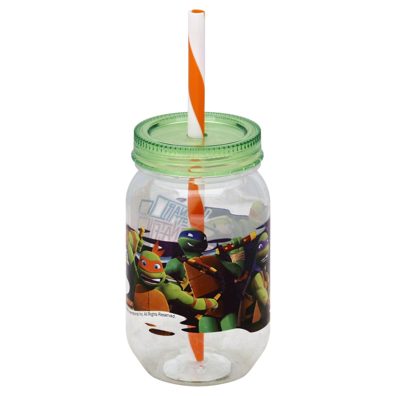Zak Designs Teenage Mutant Ninja Turtles Kids Water Bottle For