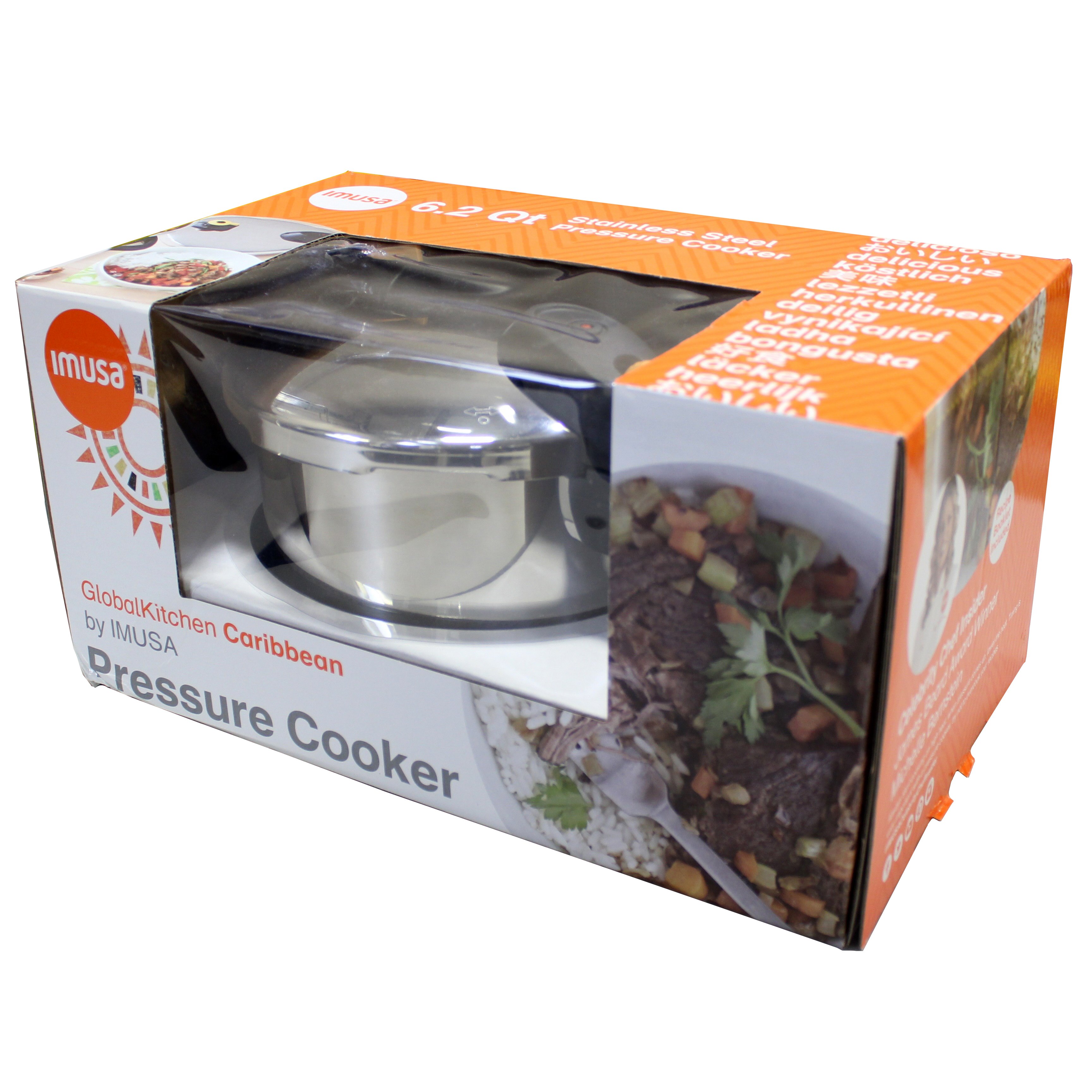 IMUSA Global Kitchen 6.2 QT Stainless Steel Pressure Cooker Shop
