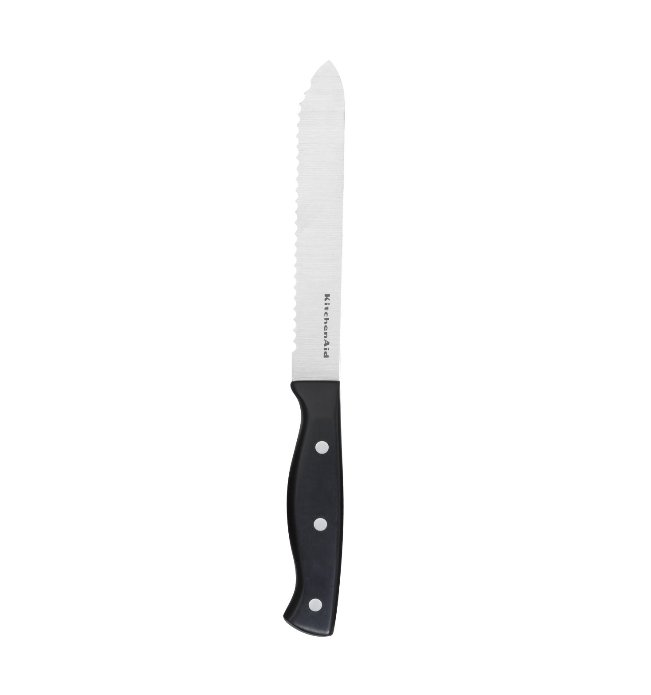 KitchenAid 5.5 Inch Cooks Stamped Serrated Utility Knife - Shop Knives at  H-E-B