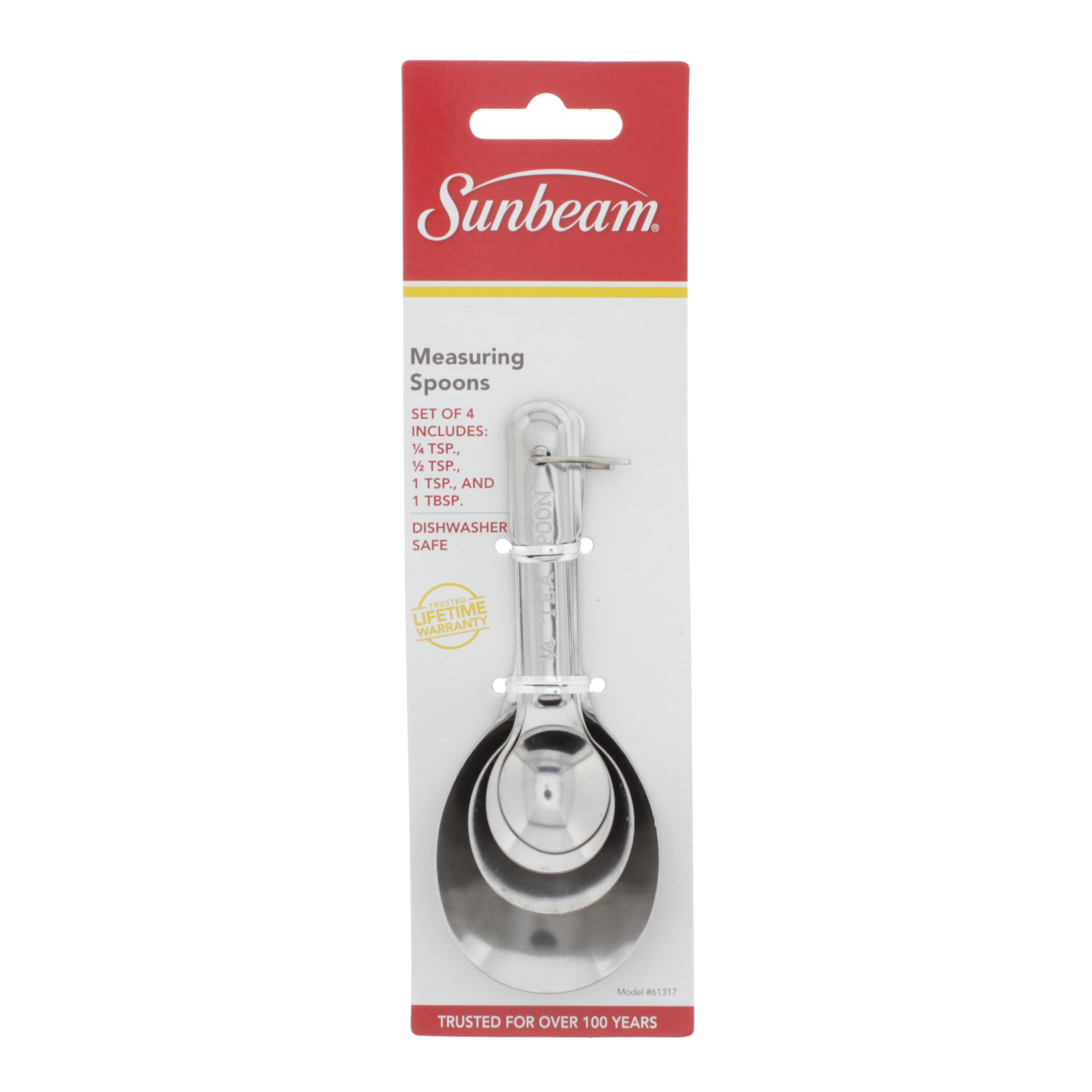 Sunbeam Stainless Steal Measuring Spoons Shop Utensils & Gadgets at HEB