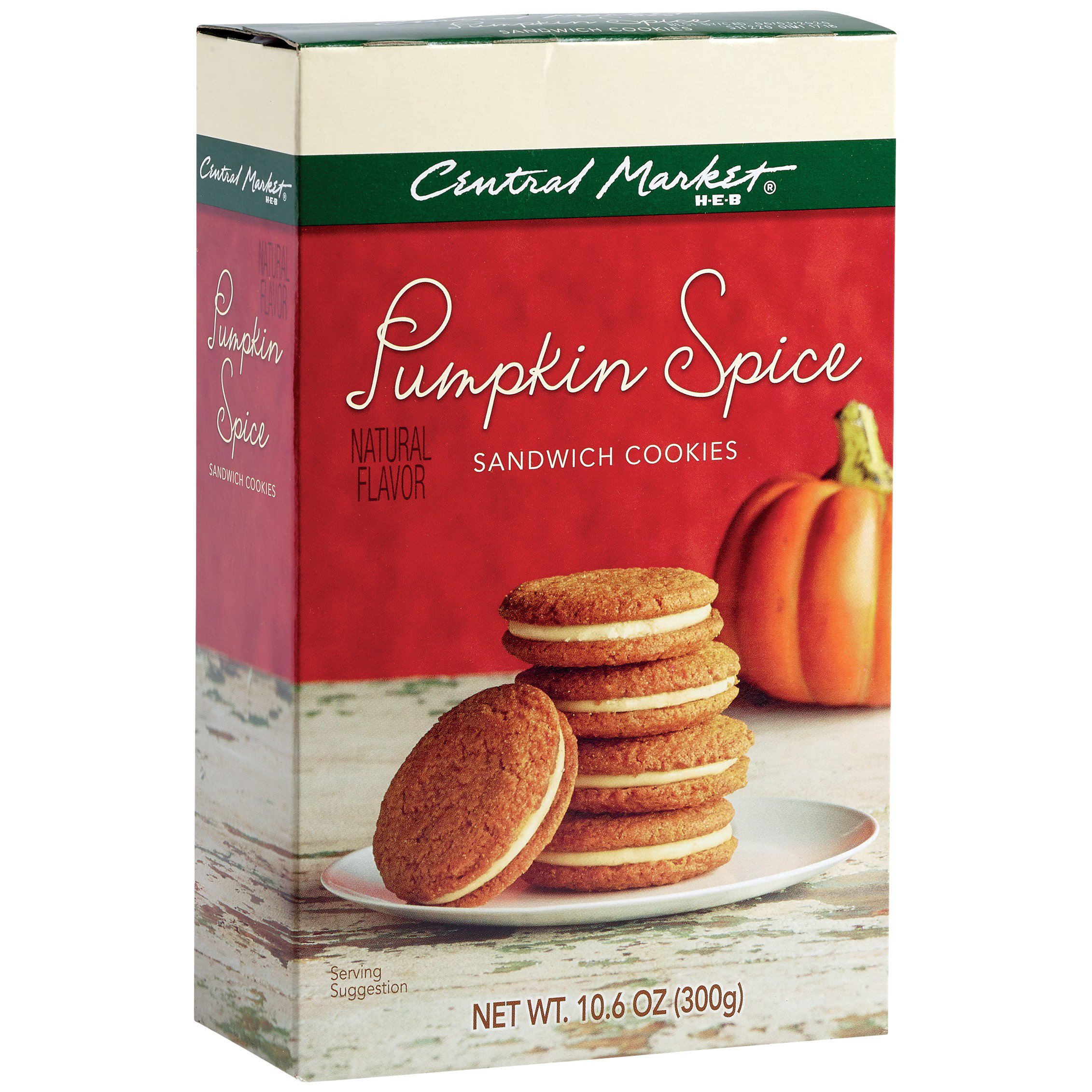 Central Market Pumpkin Spice Sandwich Cookies - Shop Cookies At H-E-B