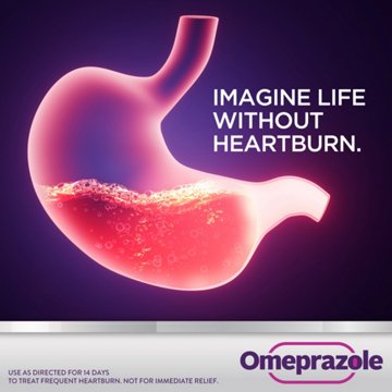 H-E-B Omeprazole Wildberry Mint 20 mg Tablets, 14 ct