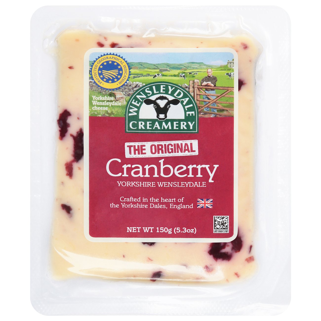 Wensleydale Creamery Cranberry Yorkshire Wensleydale Cheese Shop