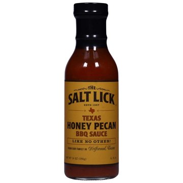The Salt Lick Pecan Wood Smoked Honey Pecan BBQ Sauce, 14 oz