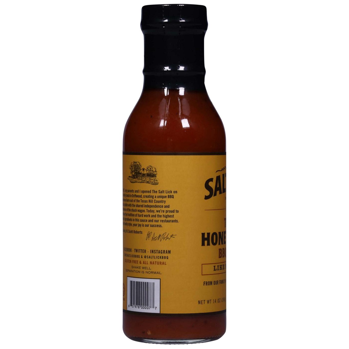 The Salt Lick Pecan Wood Smoked Honey Pecan BBQ Sauce; image 3 of 3