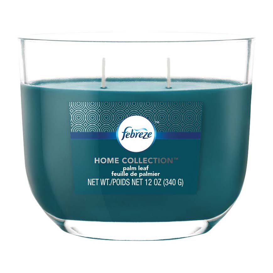 Febreze Home Collection Palm Leaf Dual Wick Candle Shop Candles at HEB
