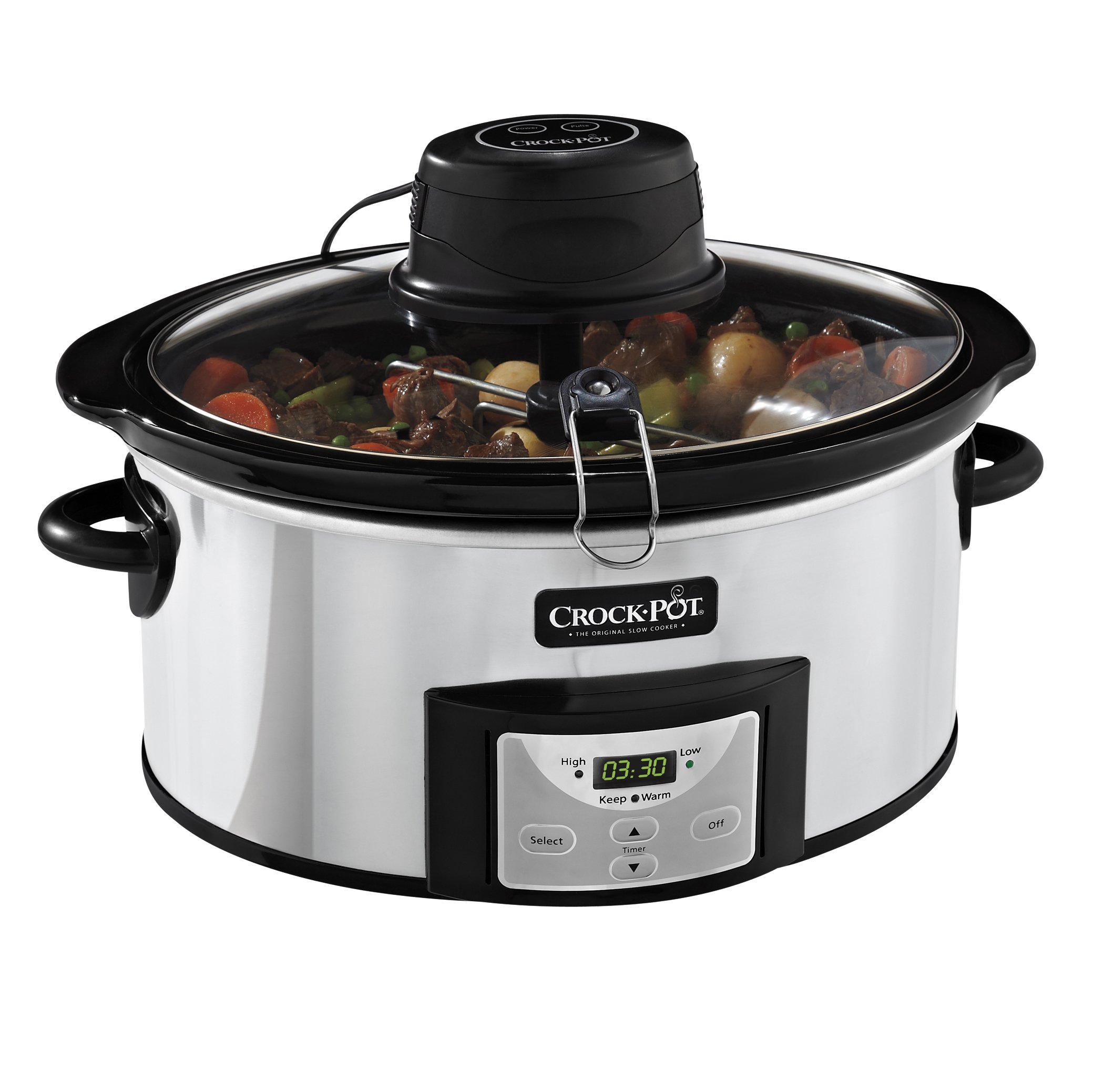 CrockPot 6 QT iStir Automatic Stirring Slow Cooker Shop Cookers