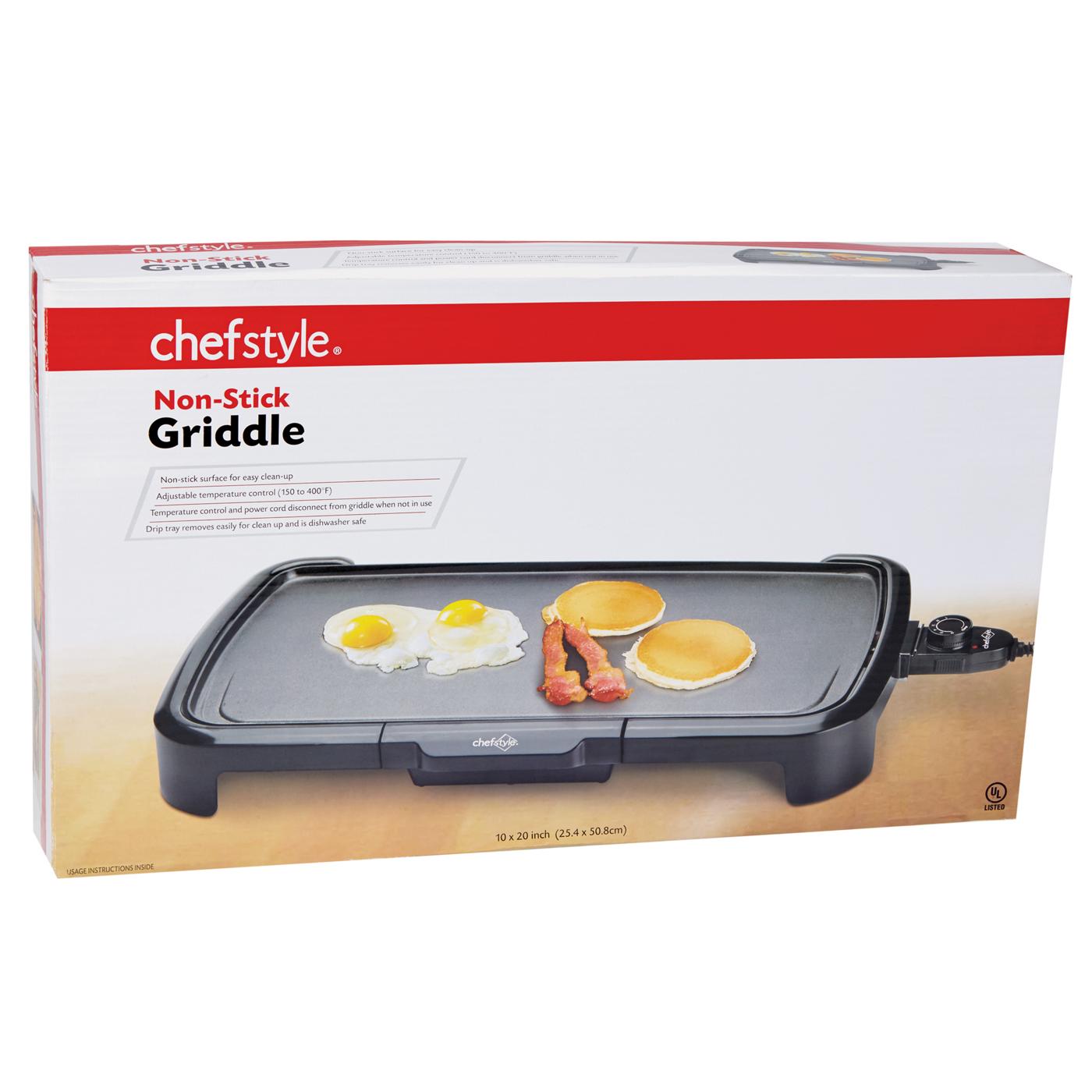 chefstyle Non-Stick Black Griddle; image 2 of 2