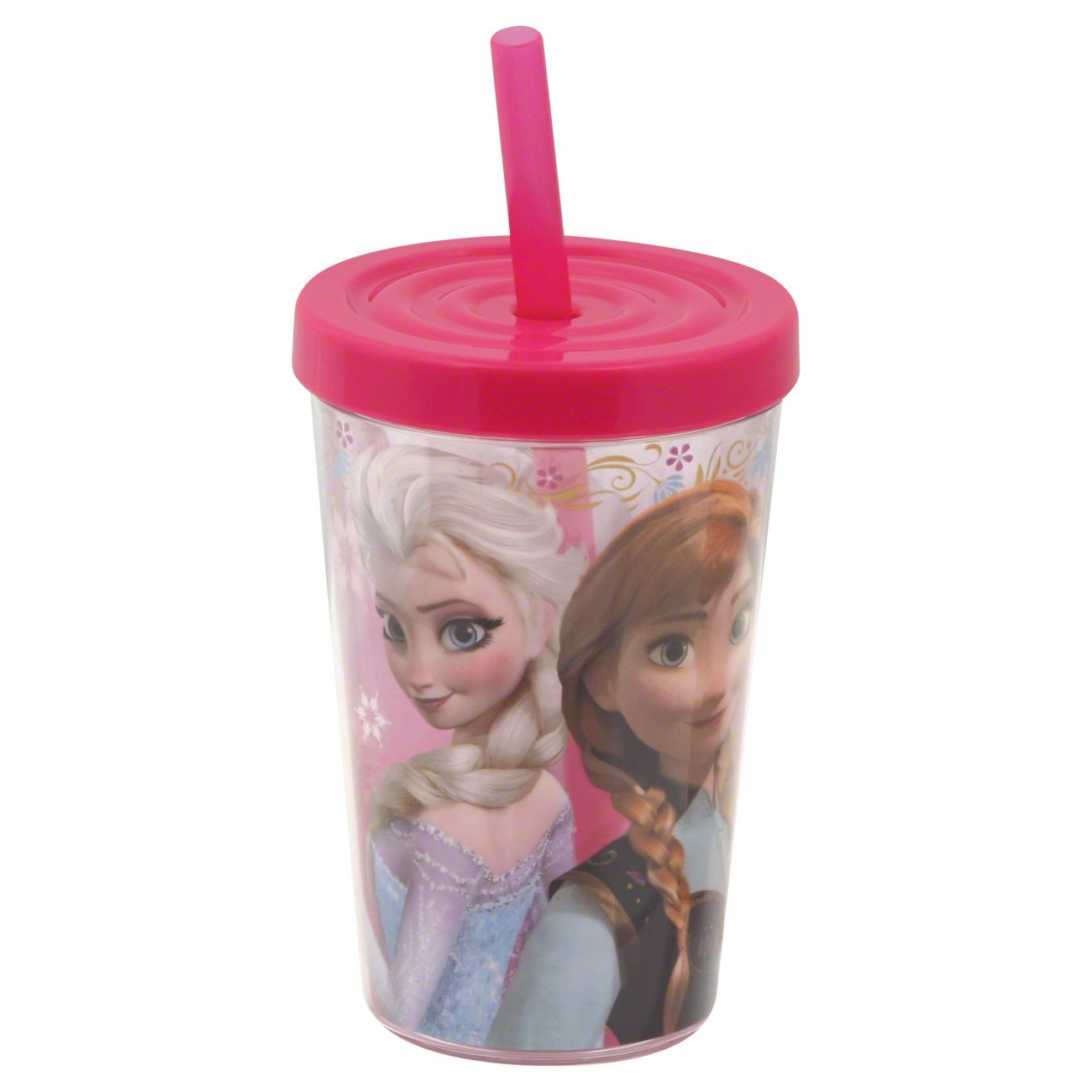 Zak! Designs Disney Frozen Insulated Tumbler with Straw - Anna and