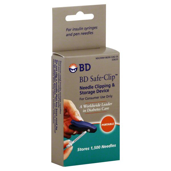 BD SafeClip Needle Clipper and Storage Device Shop at HEB