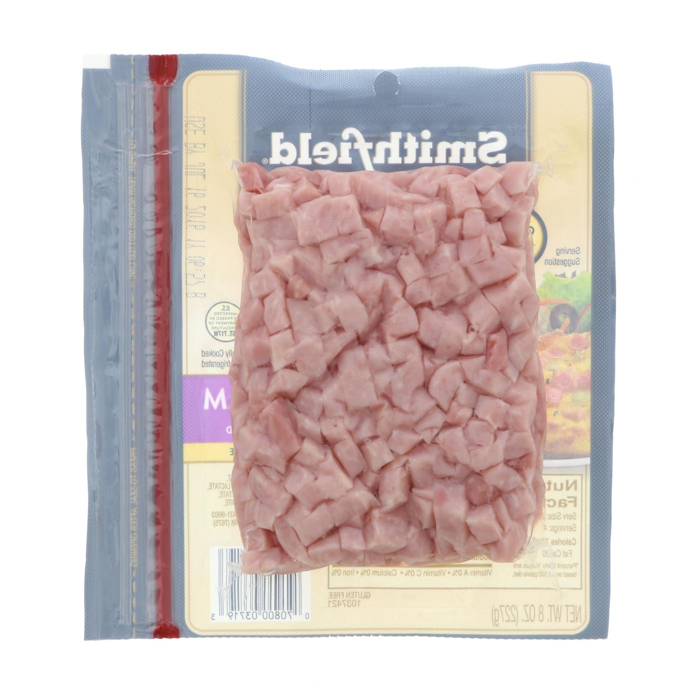 Smithfield Anytime Favorites Diced Ham Shop Pork at HEB