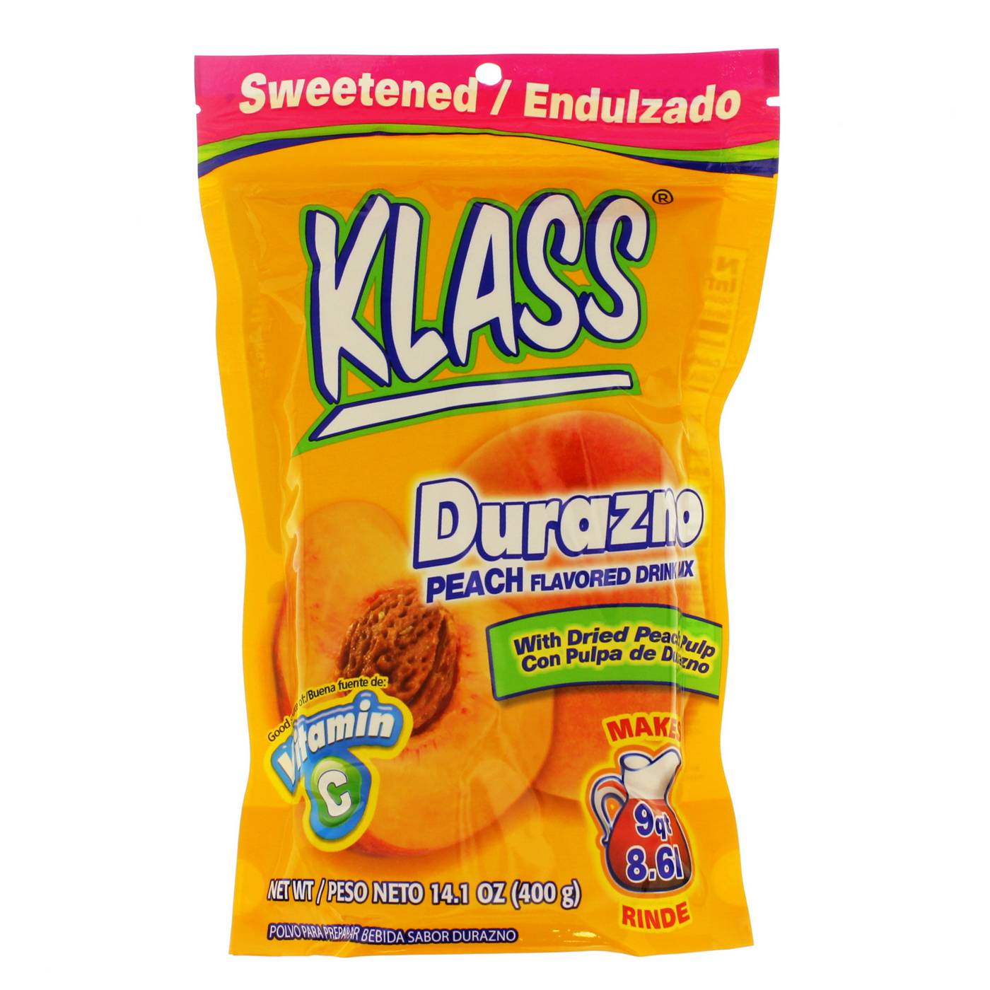 Klass Peach Flavored Drink Mix; image 1 of 2