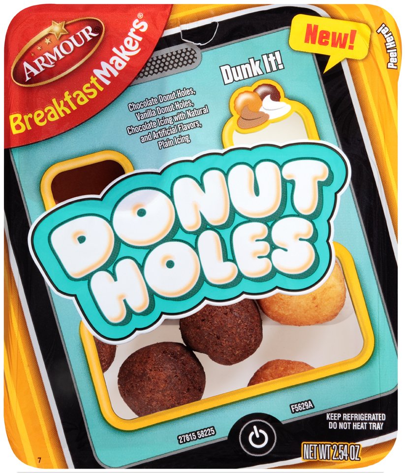 Armour Breakfast Makers Donut Holes - Shop Snack trays at H-E-B