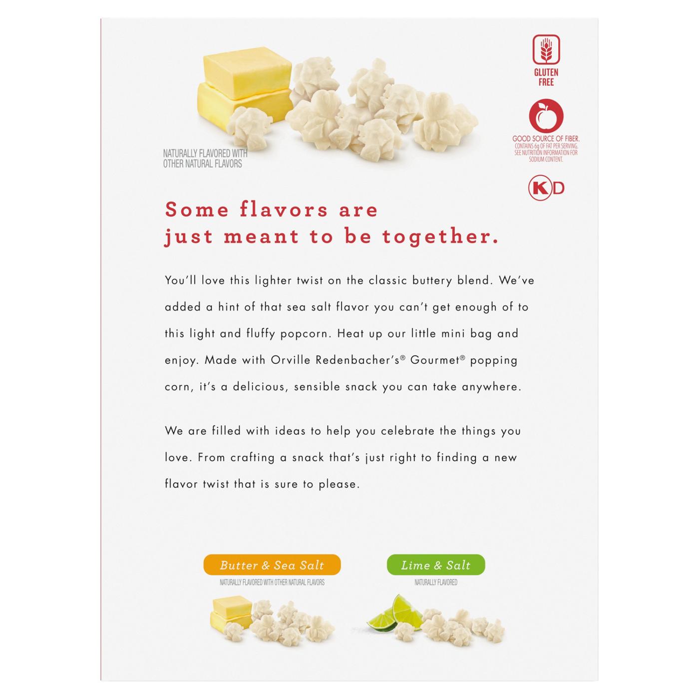 Orville Redenbacher's Butter & Sea Salt Microwave Popcorn; image 3 of 6