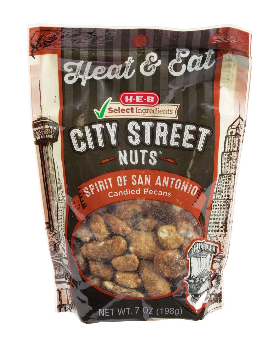 HEB City Street Nuts San Antonio Style Candied Pecans Shop Nuts