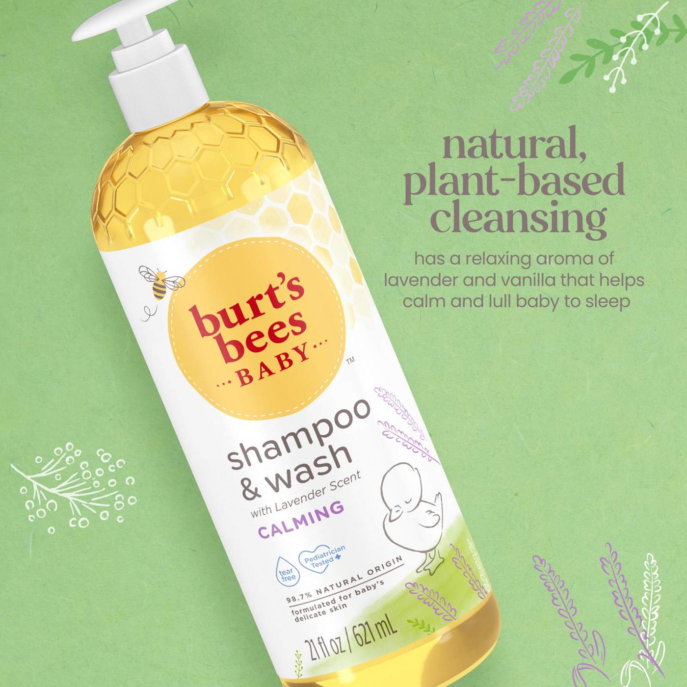 Burt's Bees Calming Shampoo & Wash with Lavender; image 7 of 10