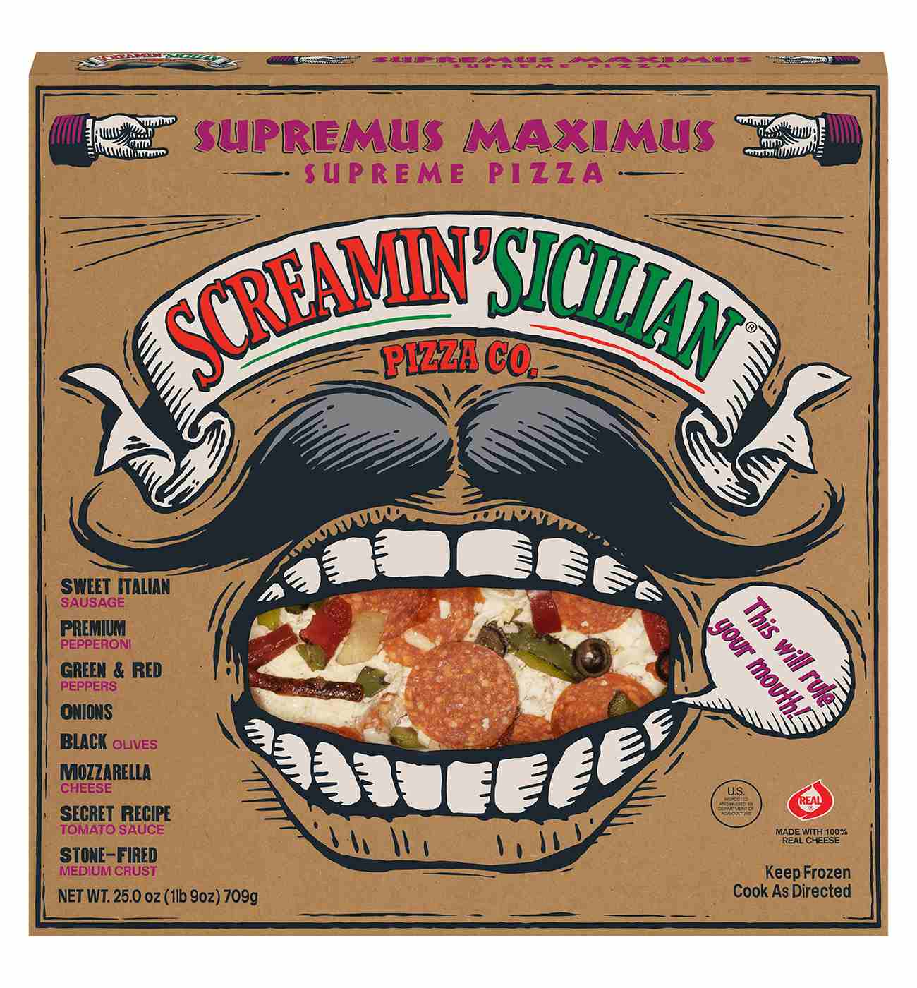 Screamin' Sicilian Supremus Maximus Supreme Pizza; image 1 of 8