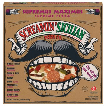 Screamin' Sicilian Supremus Maximus Supreme Pizza, 25 oz