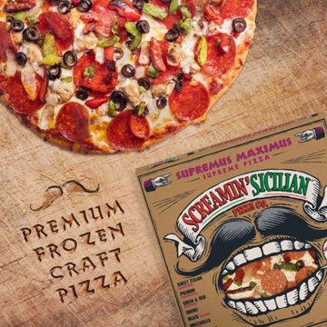 Screamin' Sicilian Supremus Maximus Supreme Pizza, 25 oz