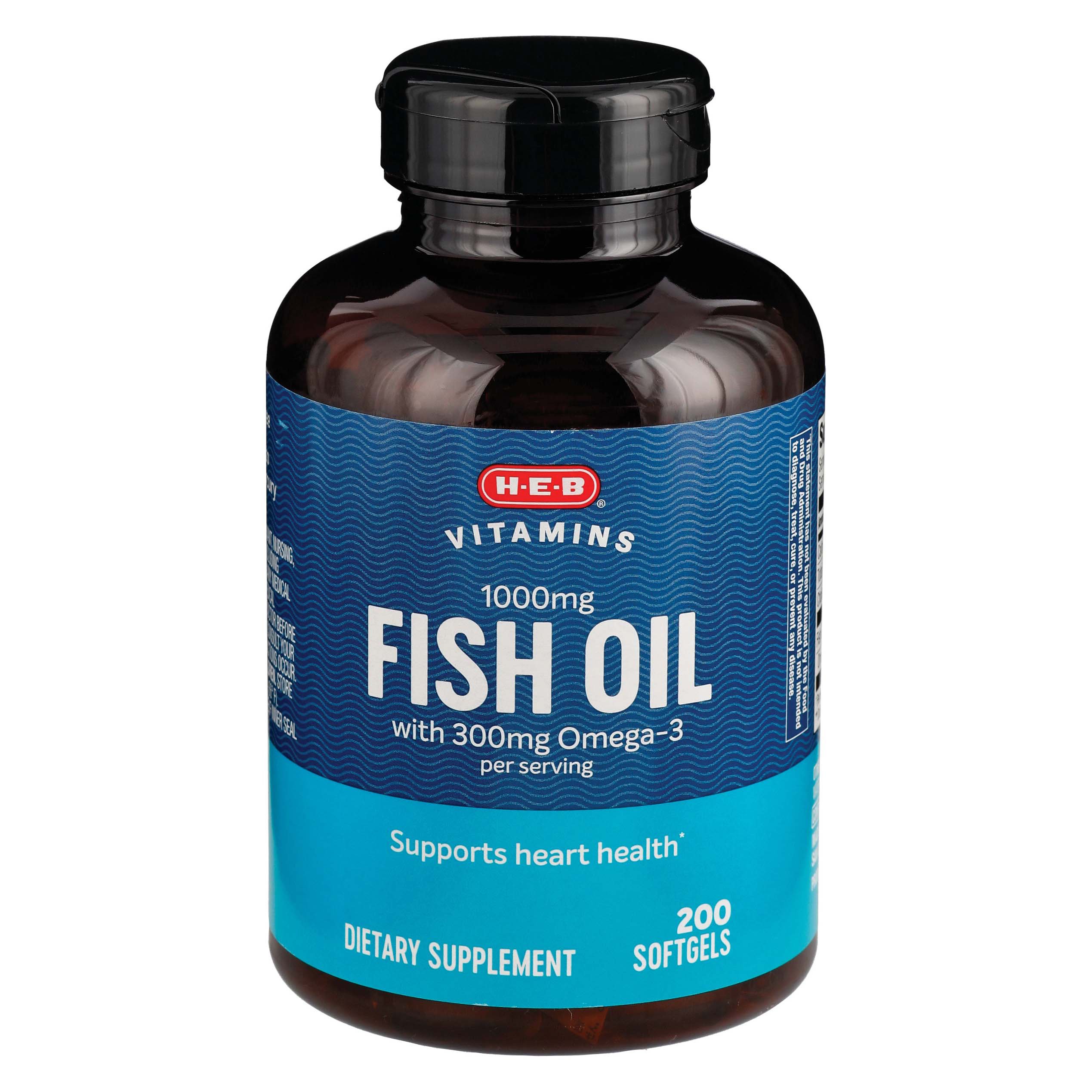 HEB Omega 3 Fish Oil, 1000MG Shop Diet & Fitness at HEB