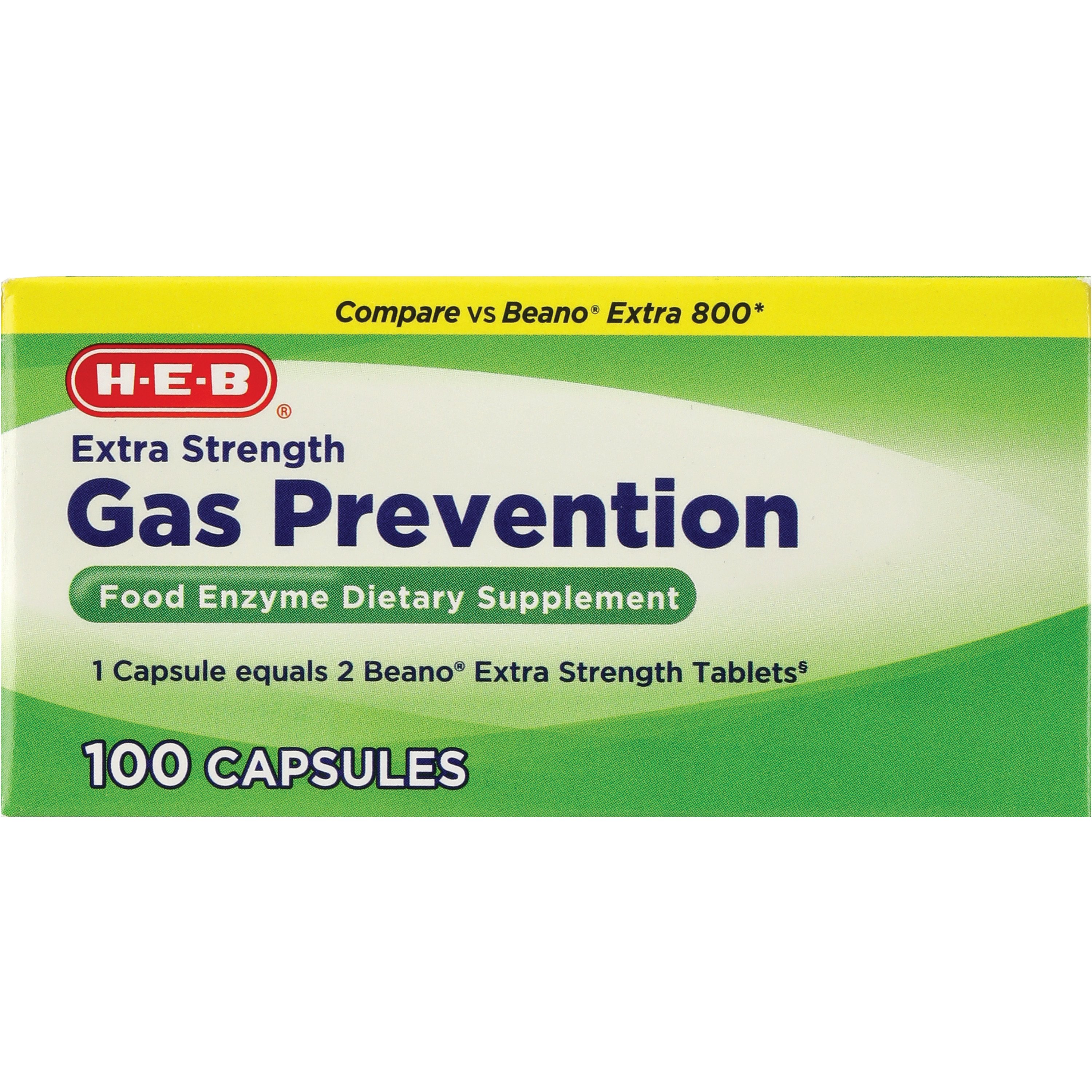 HEB Gas Relief & Prevention Capsules Shop Digestion & Nausea at HEB