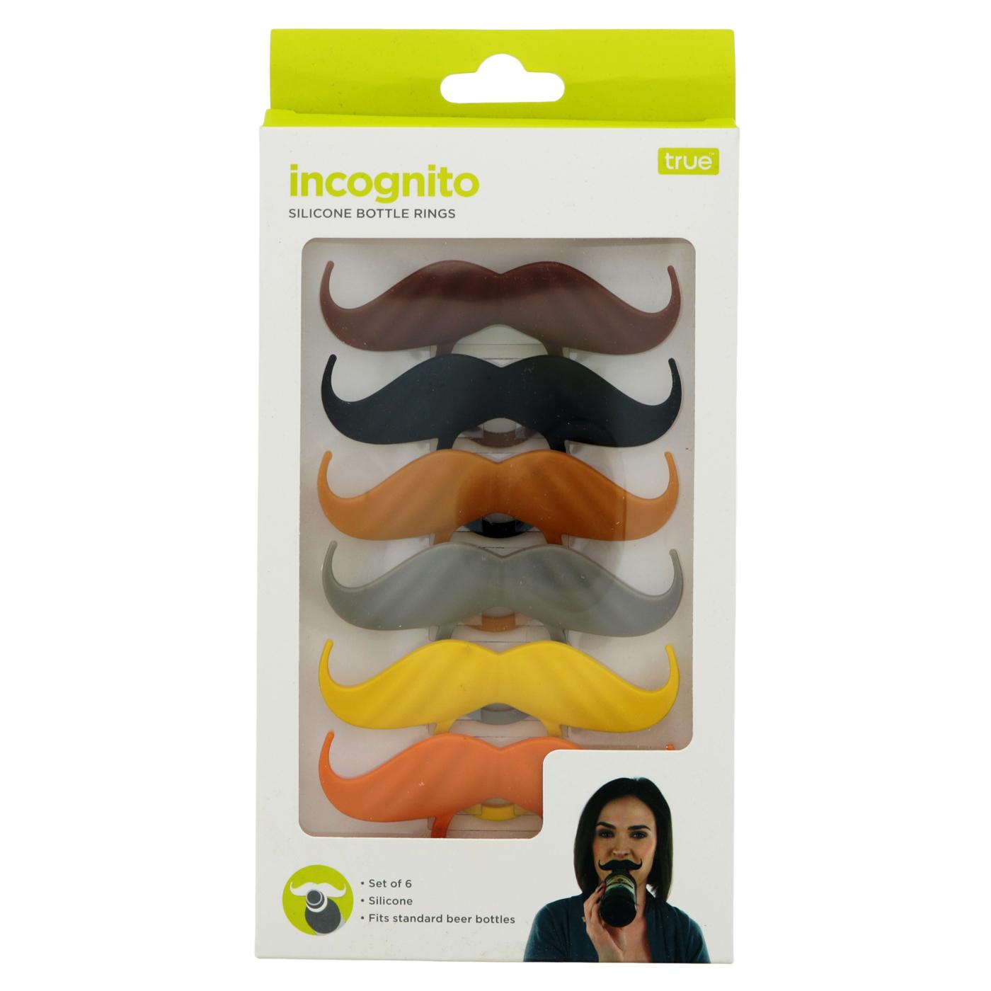True Fabrications Incognito Silicone Bottle Rings, Assorted Colors; image 1 of 3