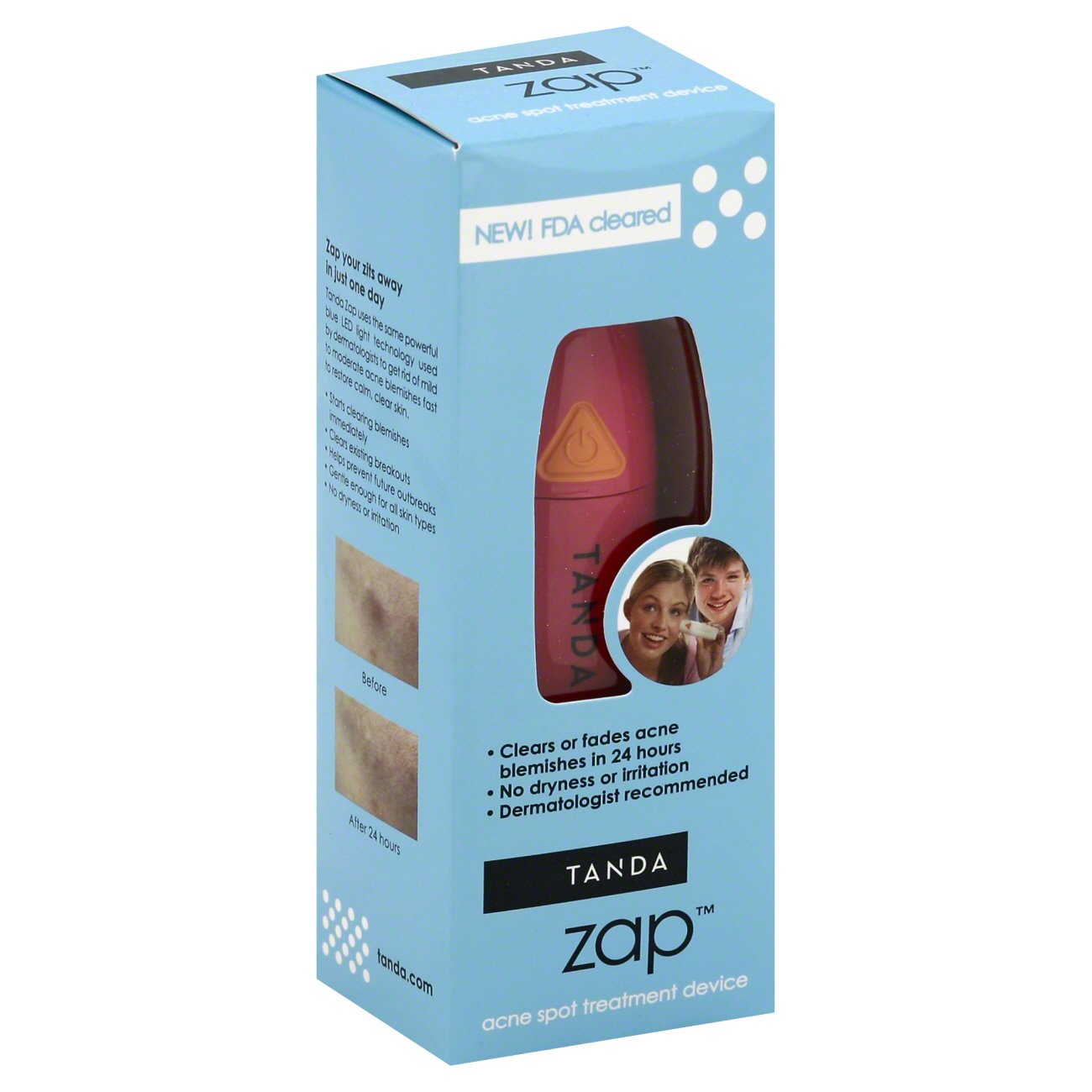 Tanda Zap Spot Acne Treatment Device Pink Shop Facial masks