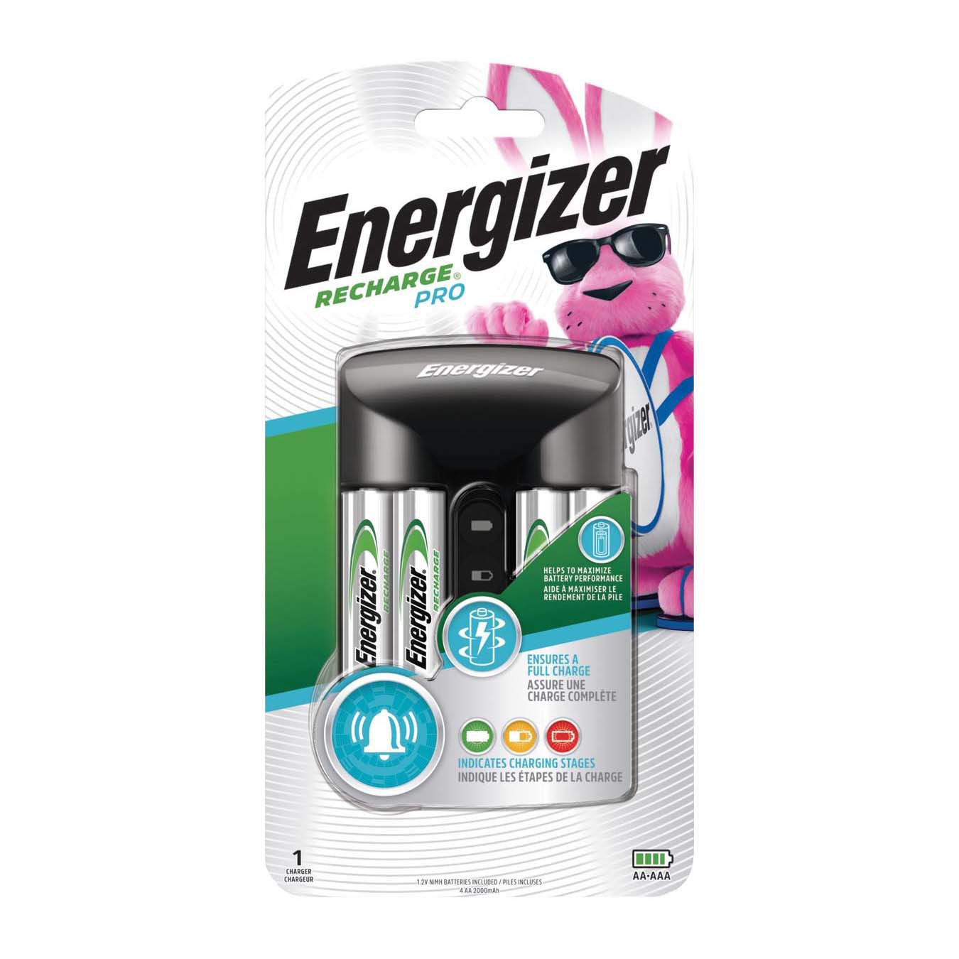 Energizer Recharge Pro Charger Shop Batteries at HEB