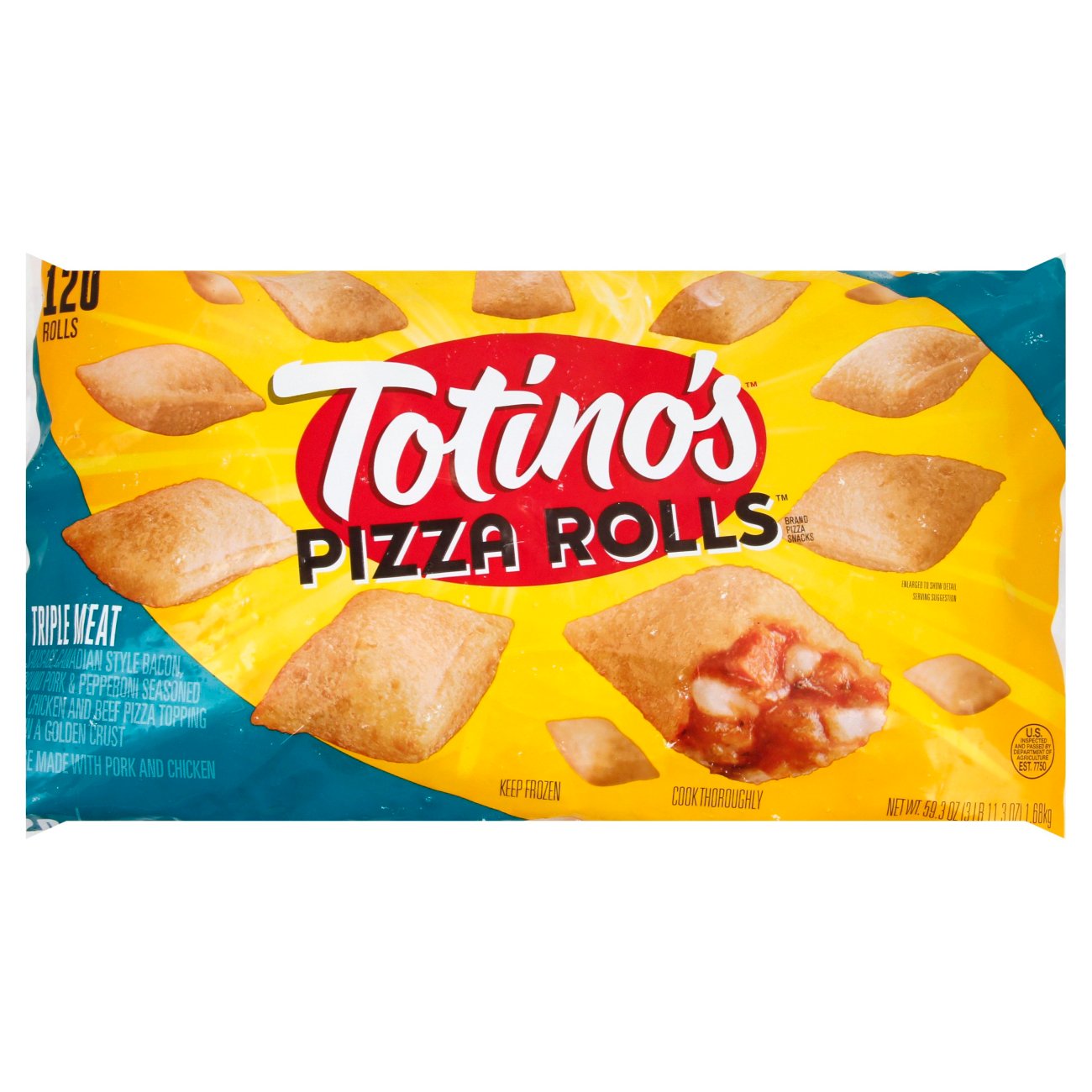 Totino's Triple Meat Pizza Rolls Shop Entrees & Sides at HEB