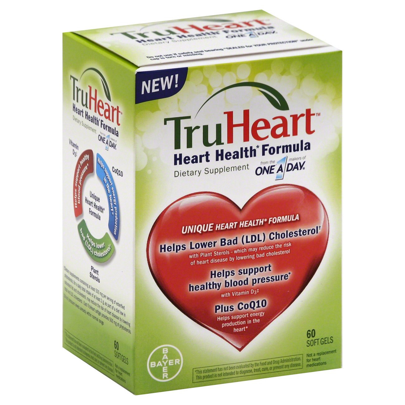 One A Day Truheart Heart Health Formula Supplement Shop Multivitamins