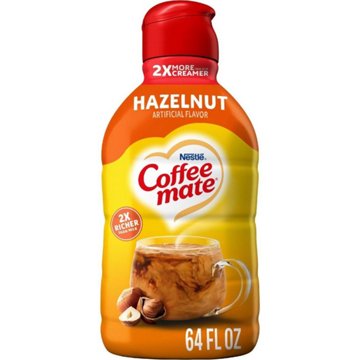 Nestle Coffee Mate Liquid Coffee Creamer - Hazelnut, 64 oz