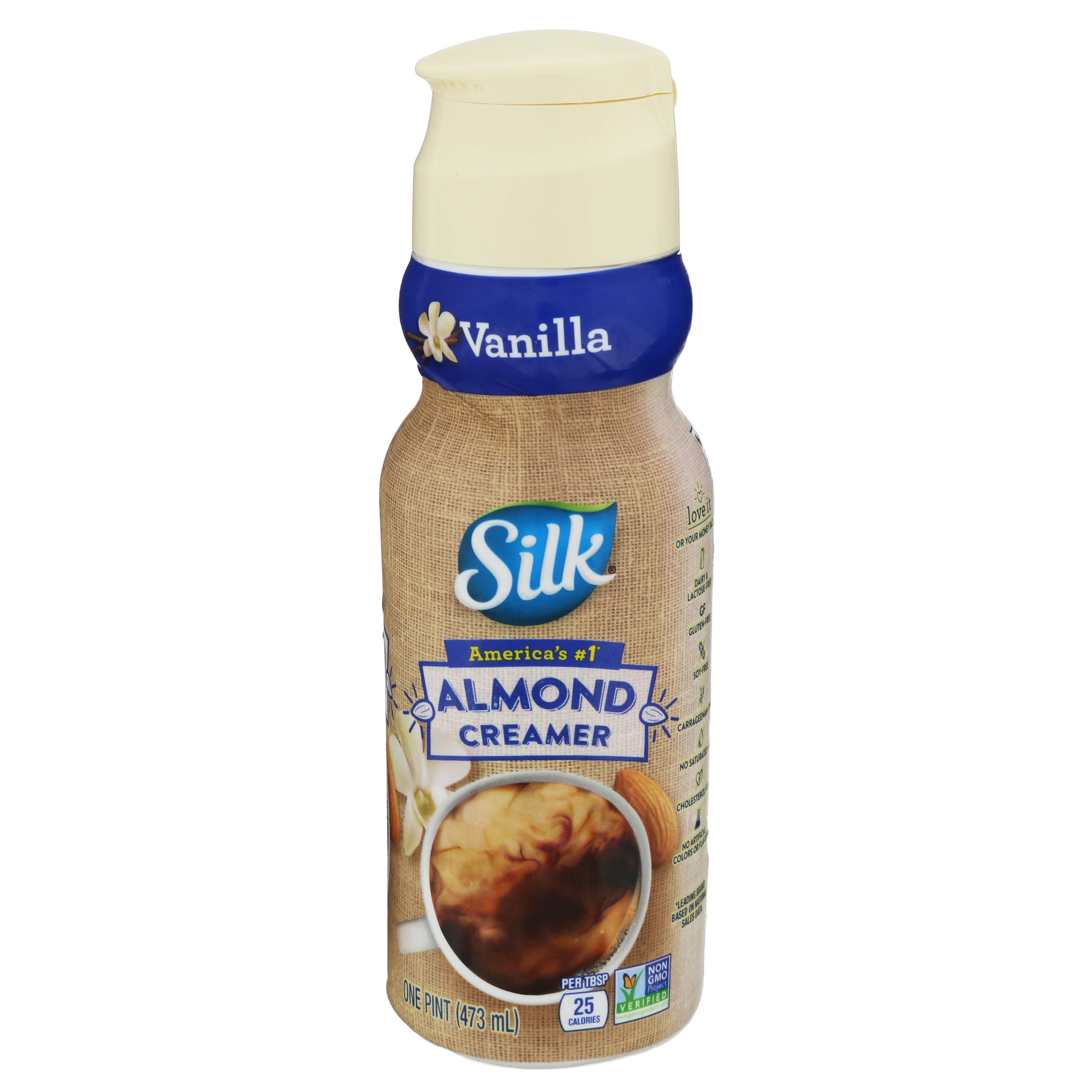 Silk Vanilla Almond Liquid Coffee Creamer - Shop Coffee Creamer at H-E-B