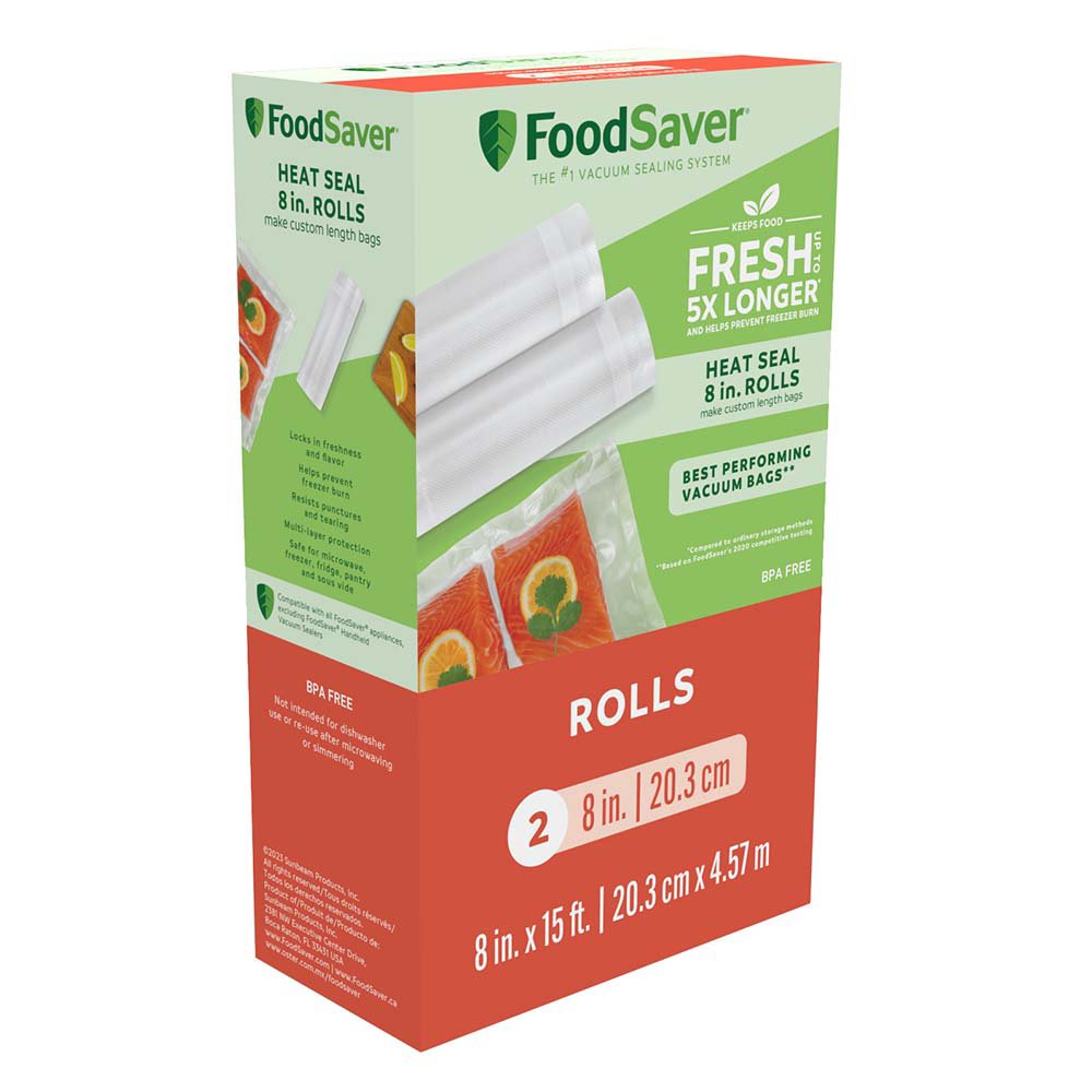 FoodSaver Vacuum Seal Rolls, 2 Pk - Shop Vacuum Sealers & Bags at H-E-B