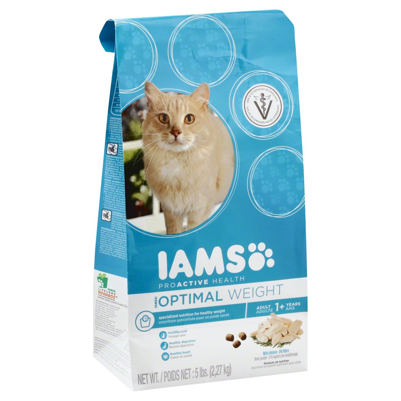 iams light cat food 10kg
