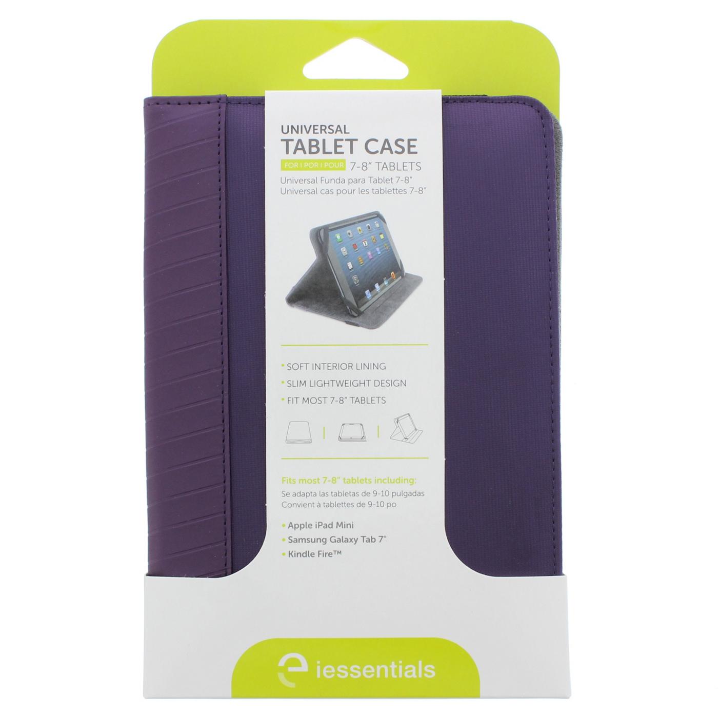 I Essentials Universal Folio Purple 7 to 8 inch Tablet Case; image 1 of 2