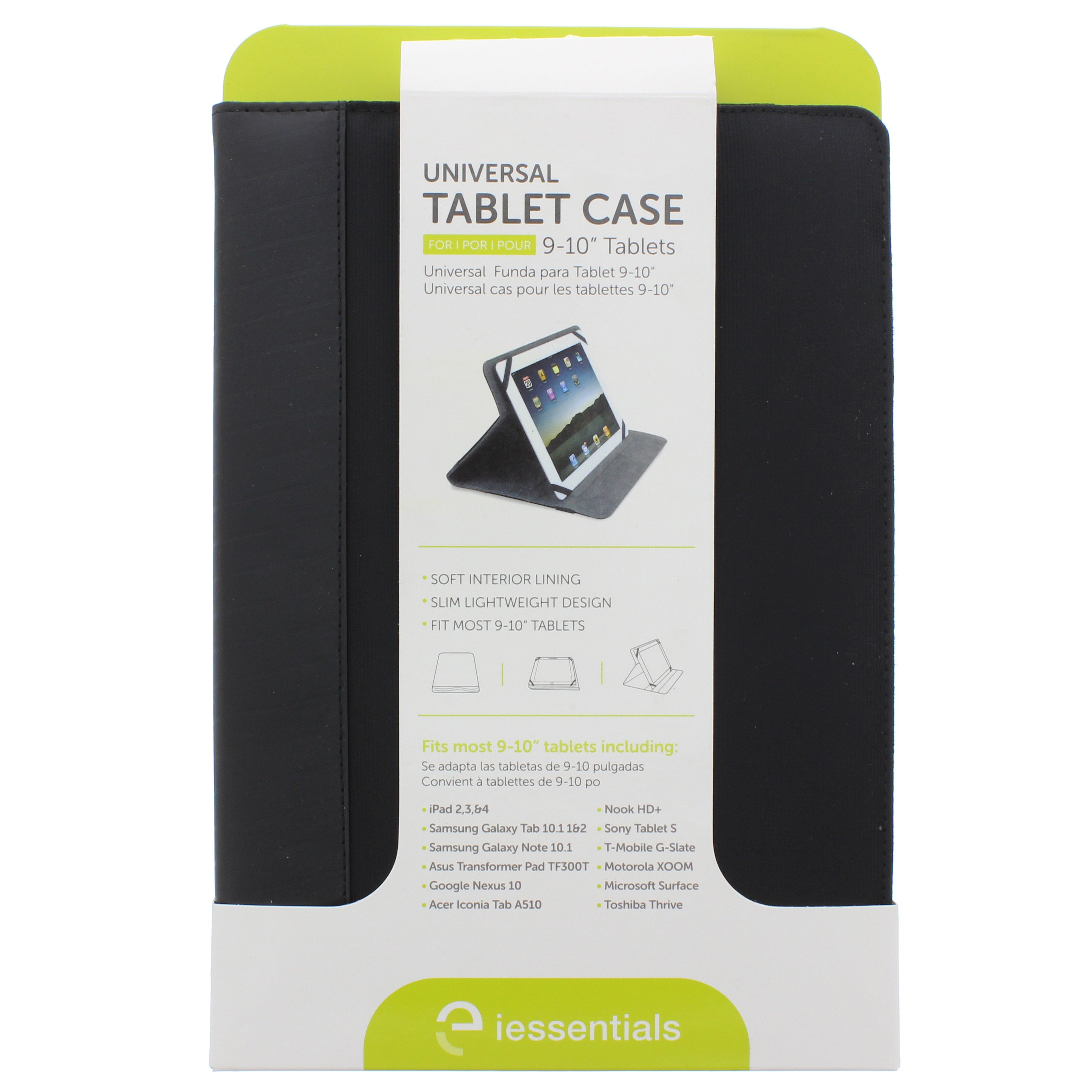 Groene bonen Verzakking Suri I Essentials Universal Black Folio 9 to 10 Inch Tablet Case - Shop  Electronics at H-E-B