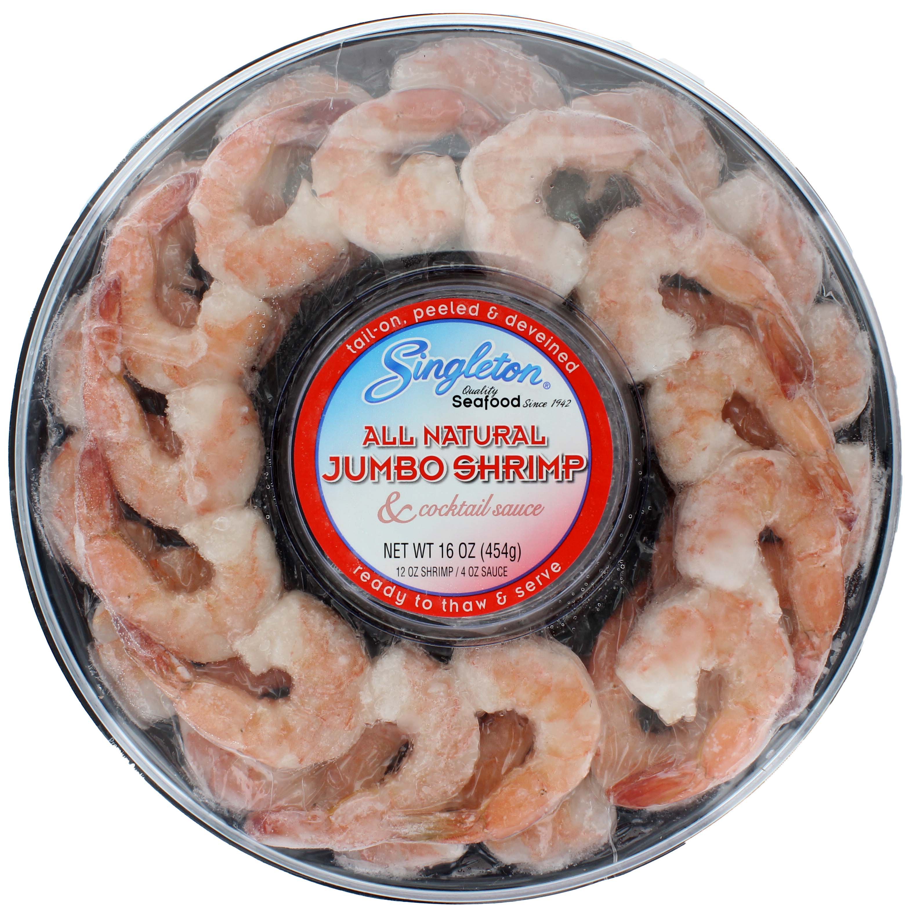 Frozen Natural Shrimp Ring with Cocktail Sauce Shop Standard Party