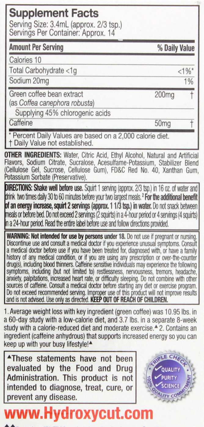 Hydroxycut Weight Loss Drops Fruit Punch; image 2 of 2