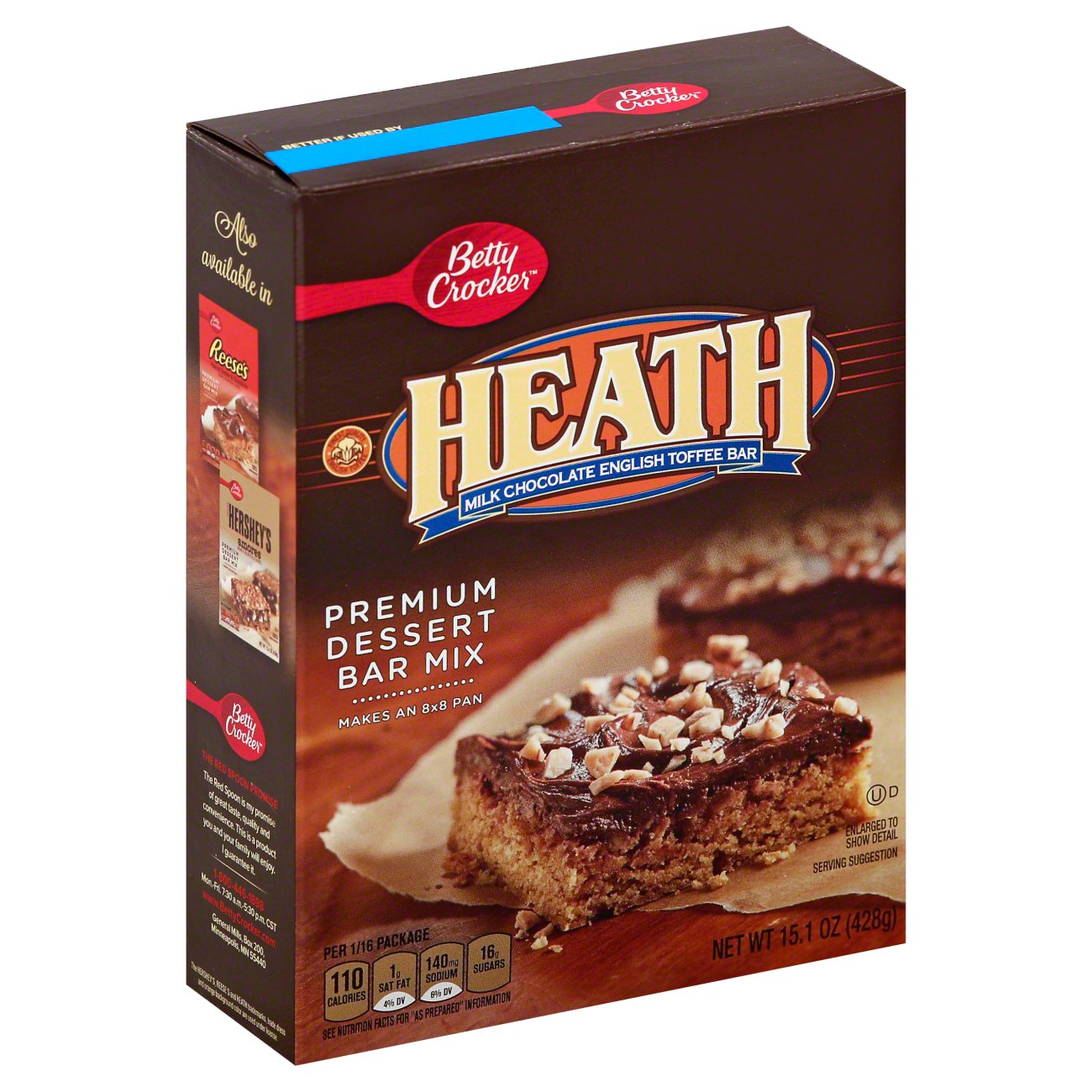 Betty Crocker Heath Chocolate Toffee Dessert Bar Shop Baking mixes at HEB