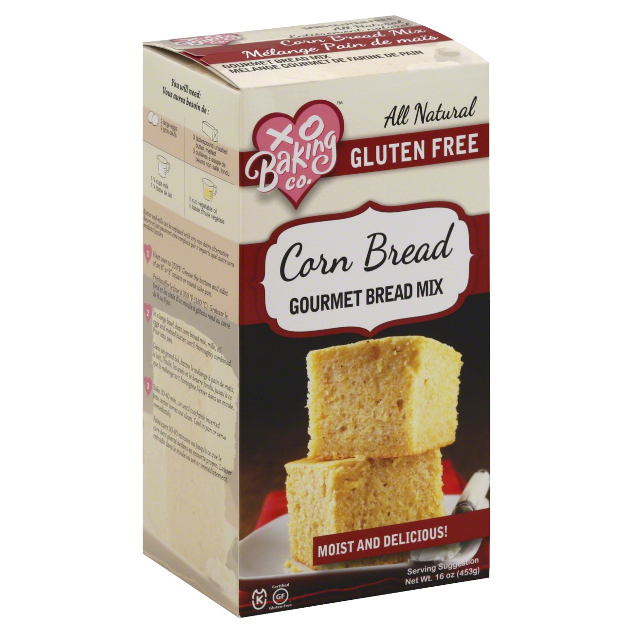 XO Baking Co. Gluten Free Cornbread Mix Shop Baking Mixes at HEB