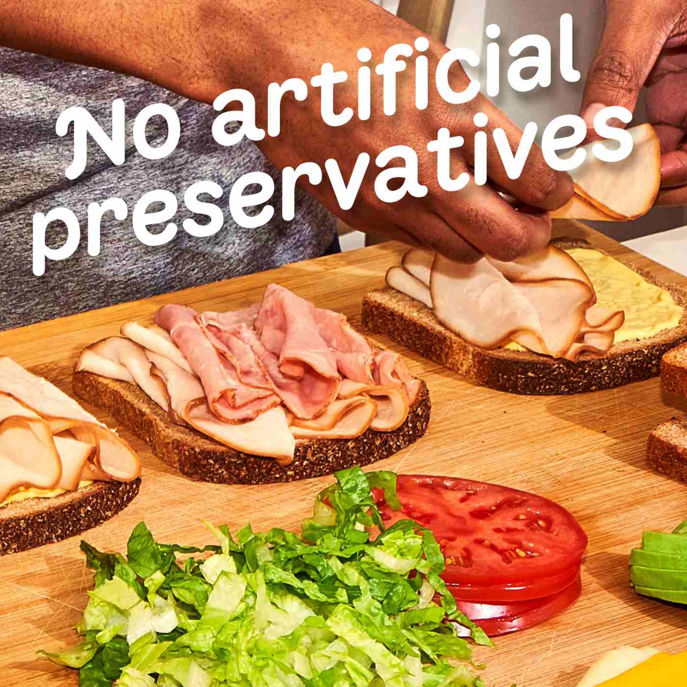 Oscar Mayer Deli Fresh Oven Roasted Turkey Breast & Smoked Uncured Sliced Ham Lunch Meats - Family Pack; image 2 of 6