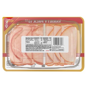 Oscar Mayer Deli Fresh Oven Roasted Turkey Breast & Smoked Ham Combo, 15 oz