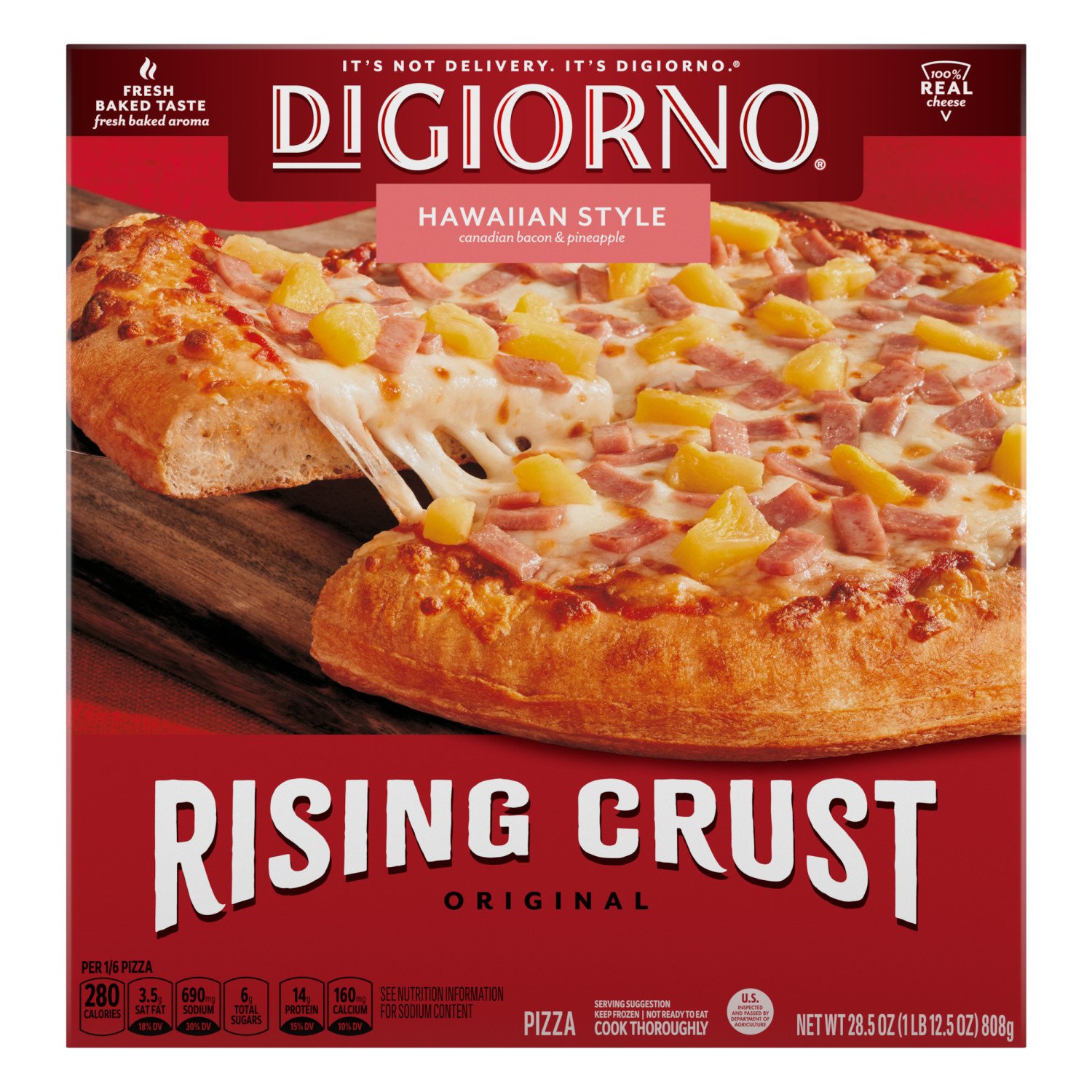 DiGiorno Hawaiian Style Frozen Pizza on a Rising Crust - Shop Pizza at